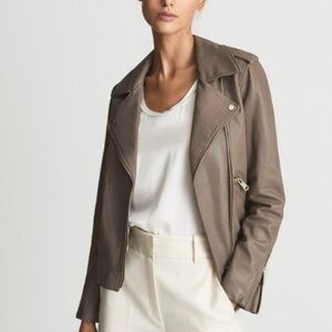 Zara Leather Moto Jacket